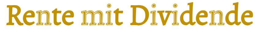 Logovorschau Rente mit Dividende